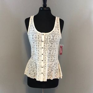 Ivory Lace Top